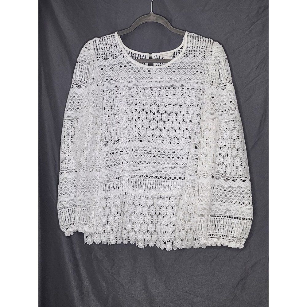 Est. 1946 White Crochet Flower cover up‎ Size large